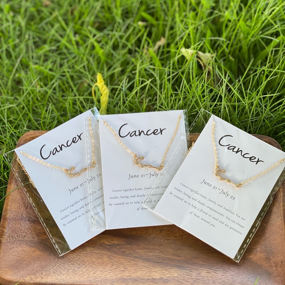 Astrology necklace Cancer